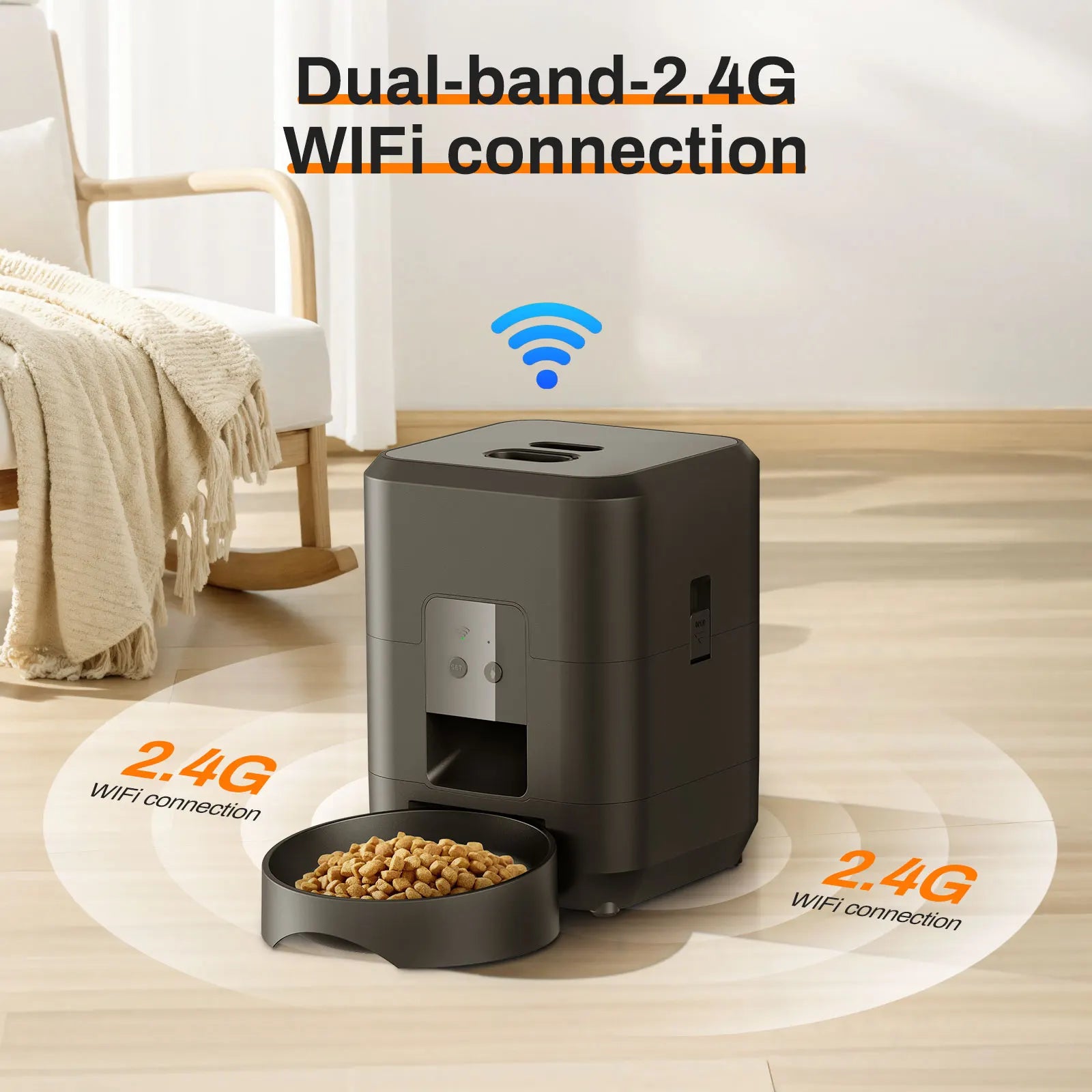 Automatic Pet Feeder with Digital Timer — Scheduled Meals for Cats & Dogs