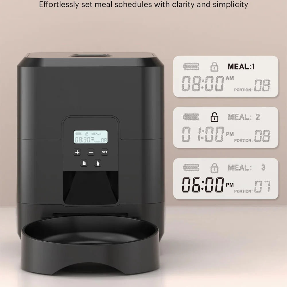 Automatic Pet Feeder with Digital Timer — Scheduled Meals for Cats & Dogs
