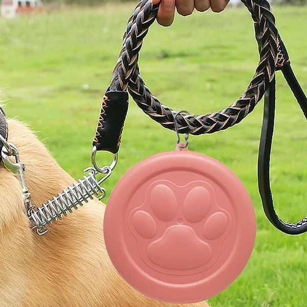 Collapsible Silicone Pet Travel Bowl — Foldable & Clip-On for Hikes & Adventures