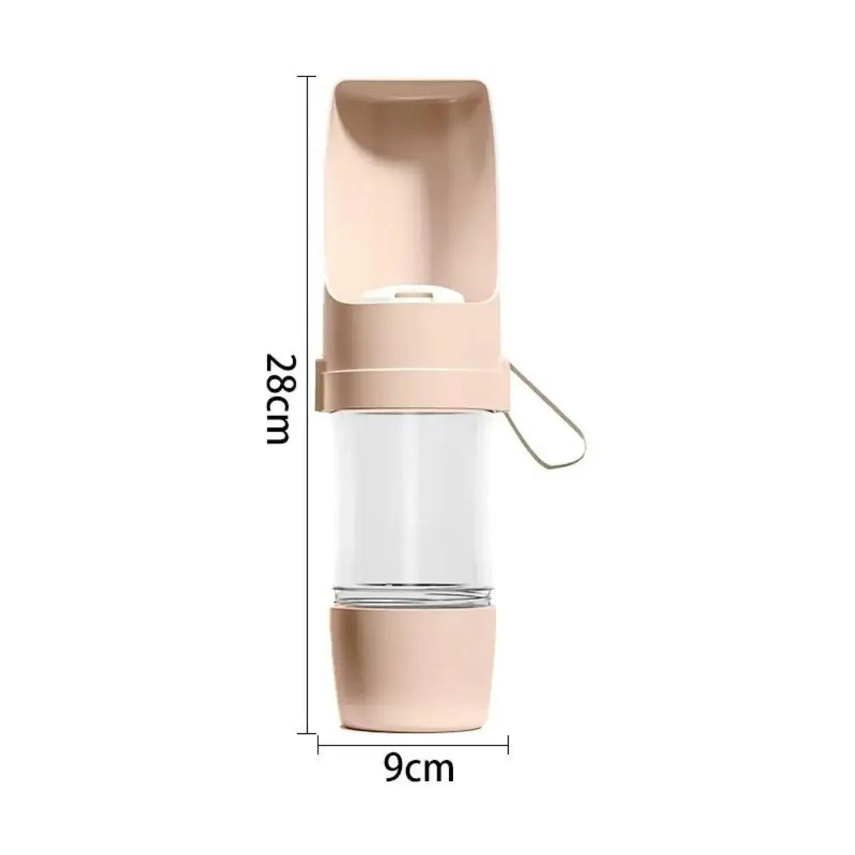 2-in-1 Portable Dog Water Bottle & Food Feeder — Perfect for Walks & Travel