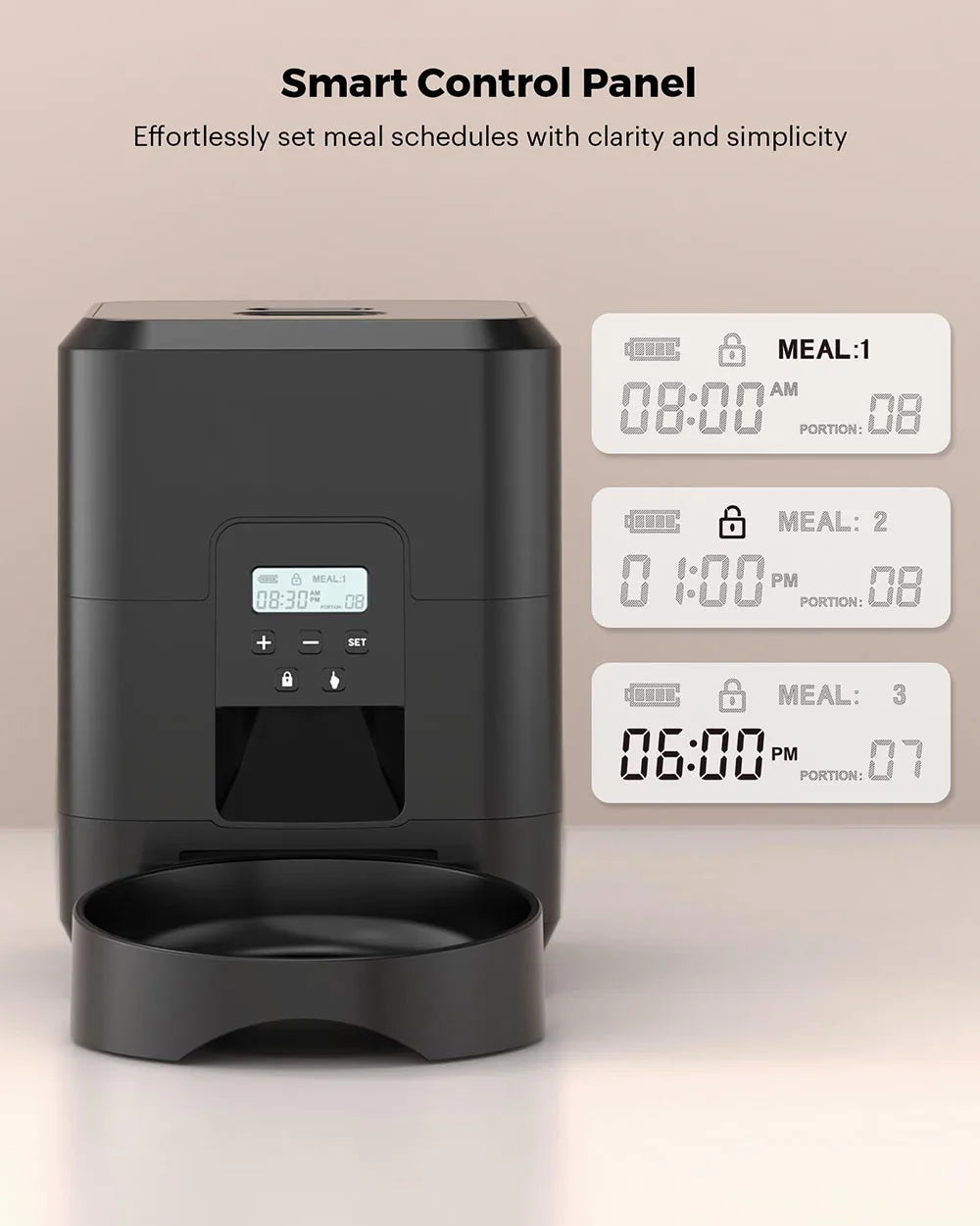 Automatic Pet Feeder with Digital Timer — Scheduled Meals for Cats & Dogs