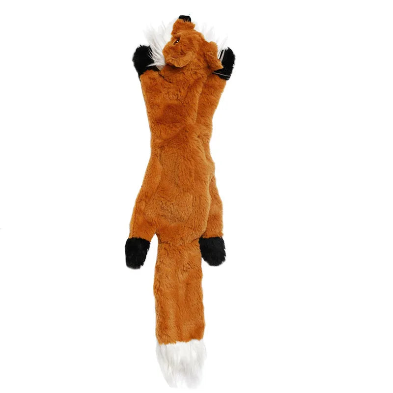 Plush Dinosaur Dog Toy — Squeaky Stuffed Chew Toy for Dogs & Cats