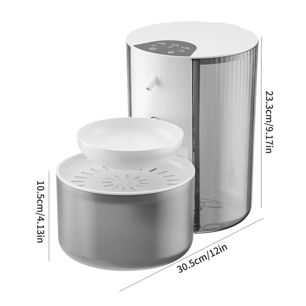 Smart Self-Cleaning Pet Water Dispenser — Auto Dump & Refill for Cats & Dogs