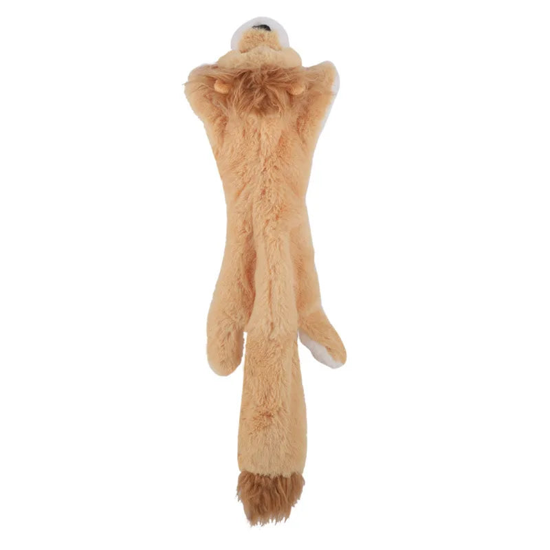 Plush Dinosaur Dog Toy — Squeaky Stuffed Chew Toy for Dogs & Cats