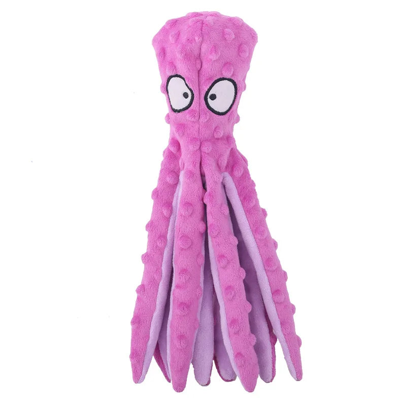 Plush Dinosaur Dog Toy — Squeaky Stuffed Chew Toy for Dogs & Cats