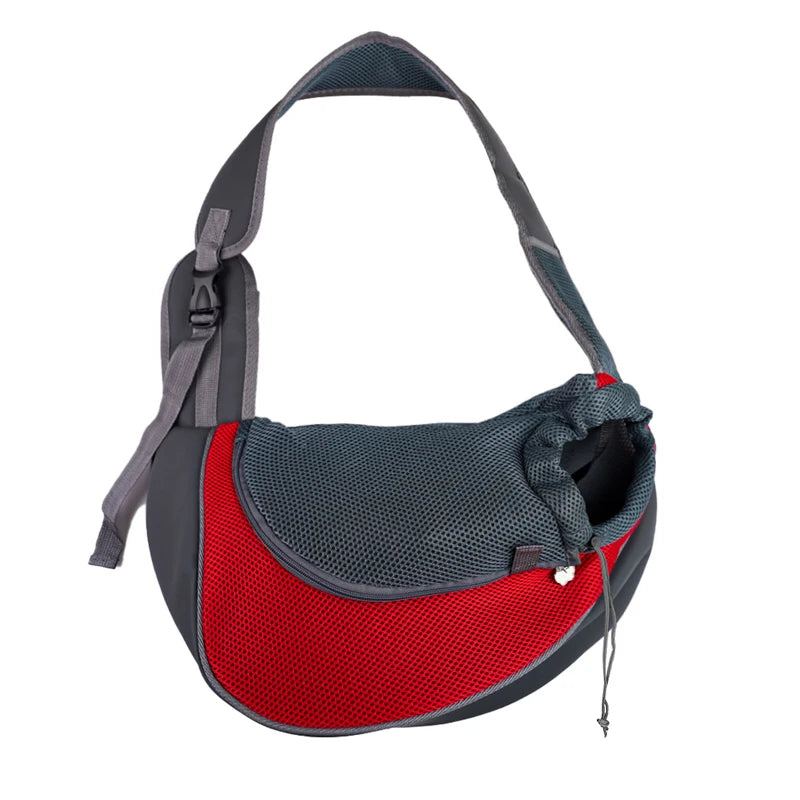 Hands-Free Pet Sling Carrier Bag — Adjustable Shoulder Bag for Small Dogs & Cats