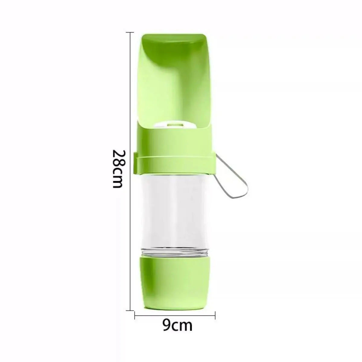 2-in-1 Portable Dog Water Bottle & Food Feeder — Perfect for Walks & Travel