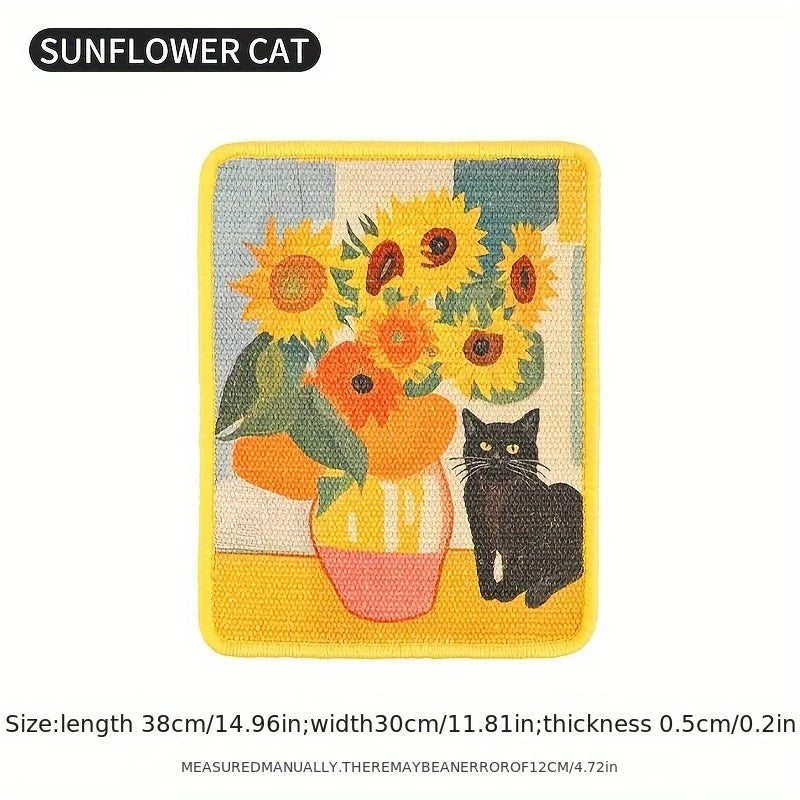 Wall Art Cat Scratch Pad — Protect Your Walls & Actually Look Good Doing It