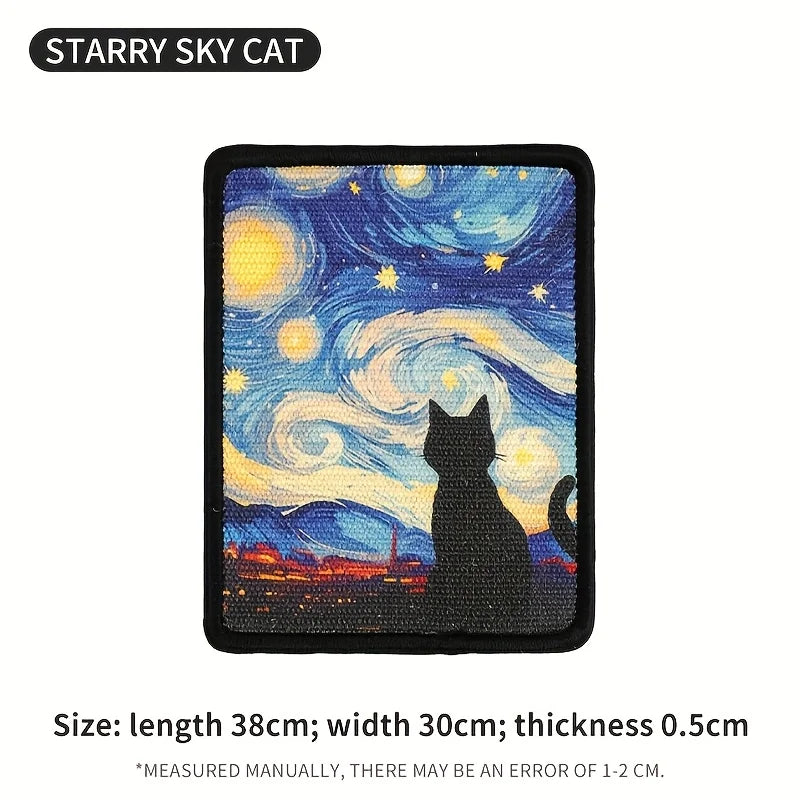 Wall Art Cat Scratch Pad — Protect Your Walls & Actually Look Good Doing It