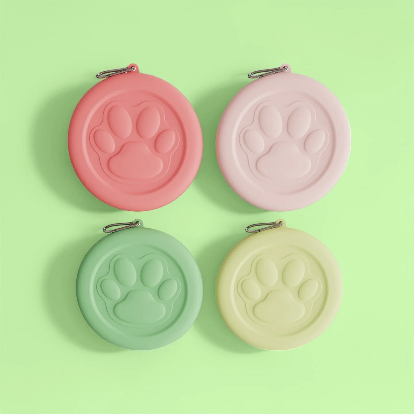 Collapsible Silicone Pet Travel Bowl — Foldable & Clip-On for Hikes & Adventures