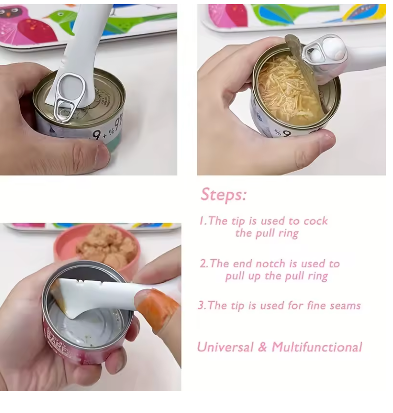 Stay-Fresh Silicone Can Lids + Paw Spoon Set — For Dogs & Cats