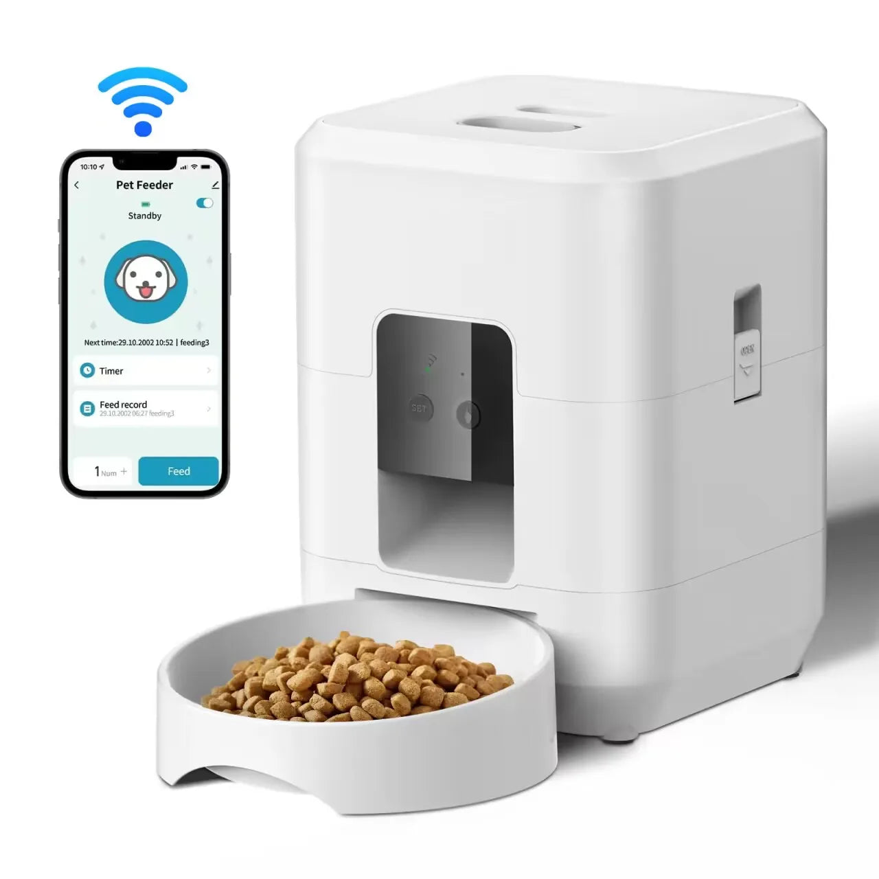 Automatic Pet Feeder with Digital Timer — Scheduled Meals for Cats & Dogs