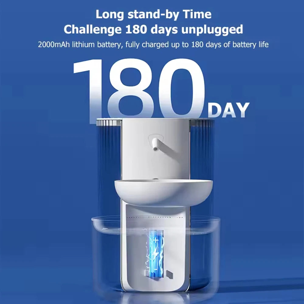 Smart Self-Cleaning Pet Water Dispenser — Auto Dump & Refill for Cats & Dogs