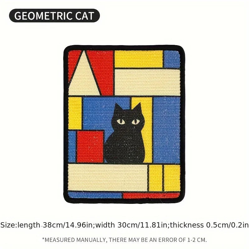 Wall Art Cat Scratch Pad — Protect Your Walls & Actually Look Good Doing It
