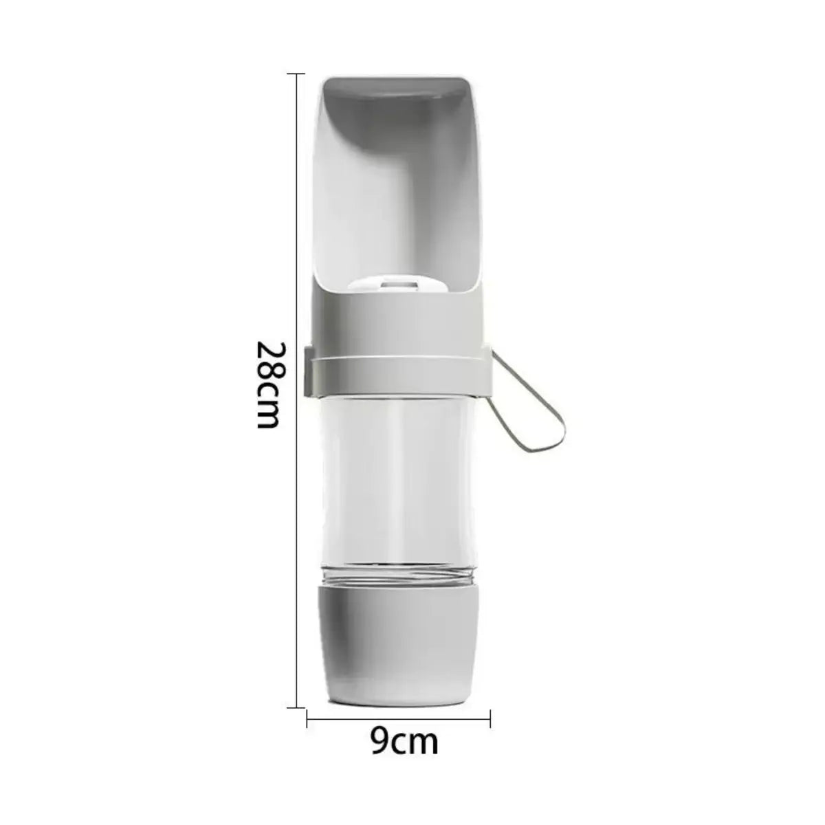 2-in-1 Portable Dog Water Bottle & Food Feeder — Perfect for Walks & Travel